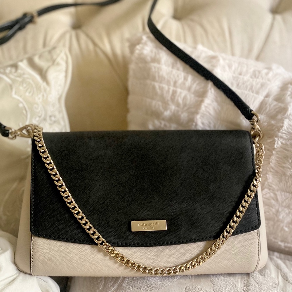 Kate Spade ♠️ NWOT Cream/Black Crossbody Bag